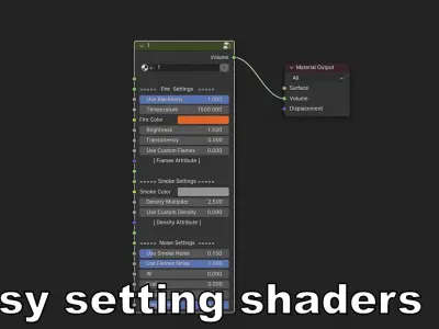 Low Poly Explosions Pack - vdb animated 3D model