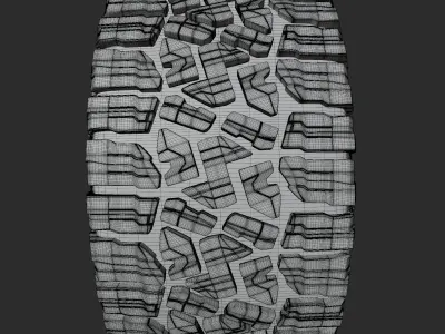 Falken Wildpeak AT3 Low-poly 3D model