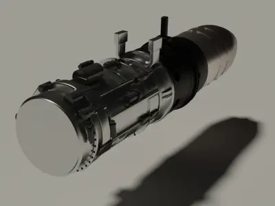 Me262 printable jet engine  3D print model