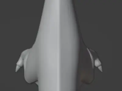 Tyrannosaurus Rex Model - texture painted with bump 3D model