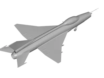 Chengdu J-7 3D model