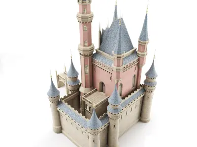 Fantasy Castle 3D model