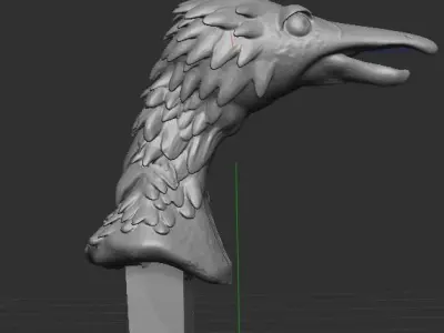 Bust of a Bird Free 3D print model