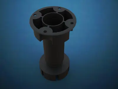 Furniture Leg with high shock resistance Free 3D model