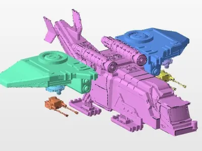 28mm Transport Flyers 3D print model