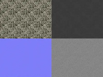 Biotubes pile of gravel 3D model