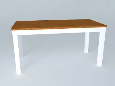 Silmple table Free 3D model