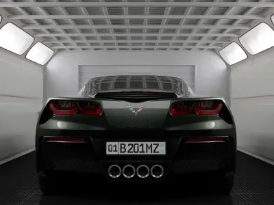 Chevrolet Corvette C7 Free 3D model