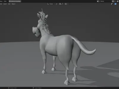 Stanley Horse 3D Model  Low-poly 3D model