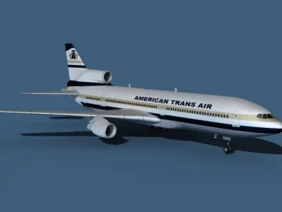 Lockheed L-1011-50 American Trans Air 1 3D model
