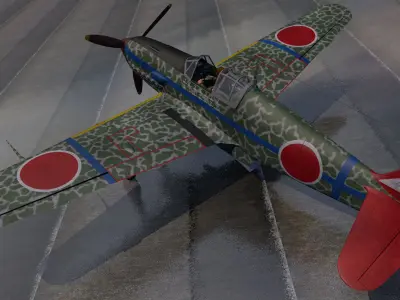 Kawasaki Ki-61 Hien - aka Tony 3D model