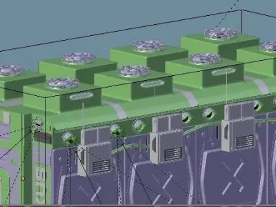 Container Military Base 3D model