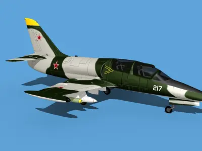Aero Vodochody L-39C Albatross Russia 3 3D model