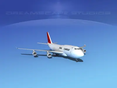 Boeing 747-400 SAA Cargo 3D model
