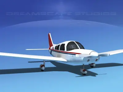 Piper PA-28-235 Cherokee  V17 3D model