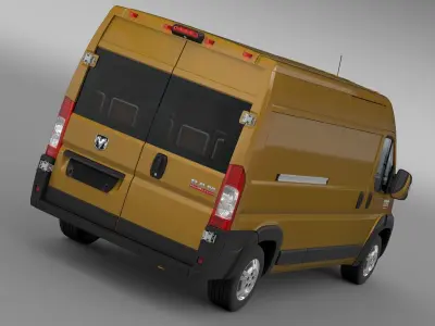 Ram Promaster Cargo 2500 HR 159WB 2015 3D model