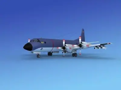 Lockheed P-3 Orion Royal Danish Navy 3D model