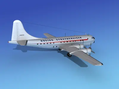 Boeing 377 Stratocruiser 1 3D model