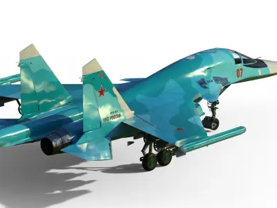 Su-34 3D model