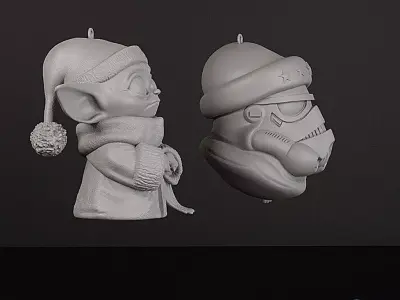 Star Wars Christmas Tree Decorations 3D Print   3D print model