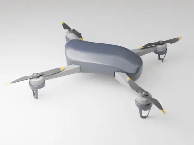 Drone - Quadcopter 3D model