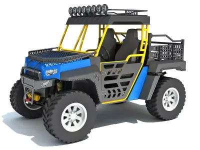 UTV Utility Vehicle 3D model