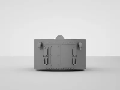 139mm 138mm 50 Mle 1934 Model 1934 3D model