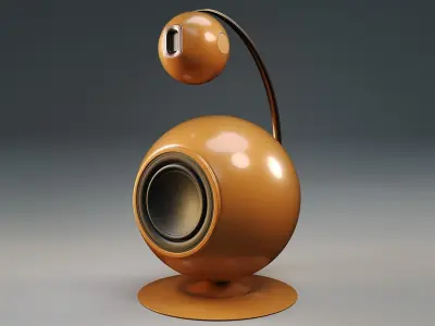 Floor Standing Audio Speaker 3D model