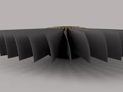 mechanical fan 1 3D model