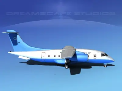 Dornier 328Jet Alliance Air 3D model