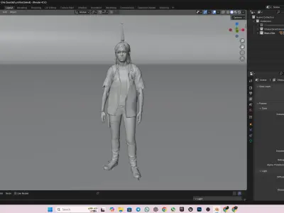 The Last of Us Part II Ellie 3D model