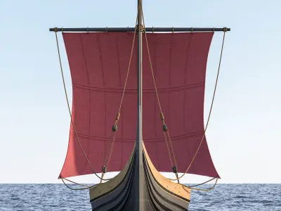 Viking Trader - Skuldelev 3 3D model