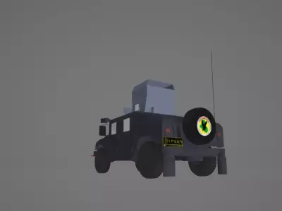 Hmmwv isof iraq M1151 A 3D model