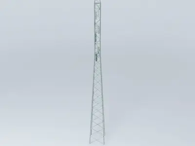 Electricity high voltage trellis Free 3D model