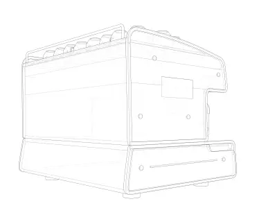 Coffee Machine LaSpaziale S2 3D model