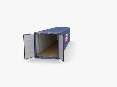 40ft Shipping Container CSAV v2 3D model