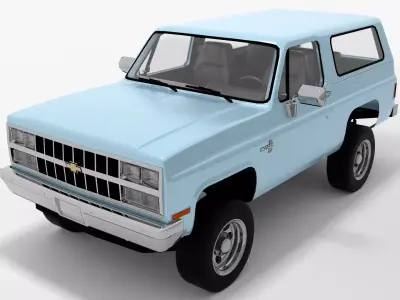  Chevrolet Blazer K5 1989 3D model