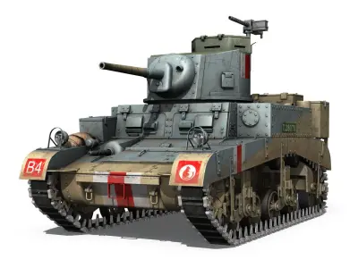 M3 Light Tank Honey - 28078 3D model