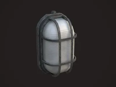 Commercial Light Fixtures Low-poly 3D model