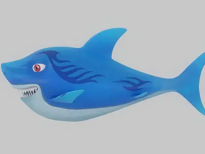 Cartoon Fish 15 Low-poly 3D model