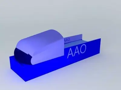 AAO Luxe Class Airplane Seat Free 3D model