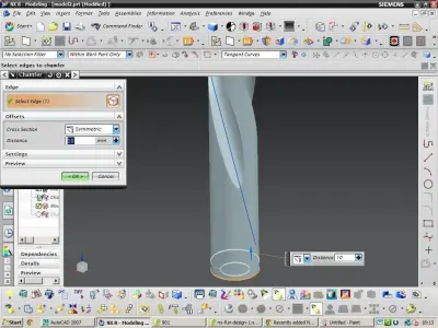 Tutorial for Drill bit Free 3D model