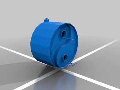 Yin-Yang Birdhouse Free 3D print model