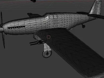 6 Stunt Planes and WW2 Bomber Pack Low-poly 3D model