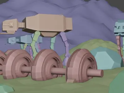 star wars Free low-poly 3D model