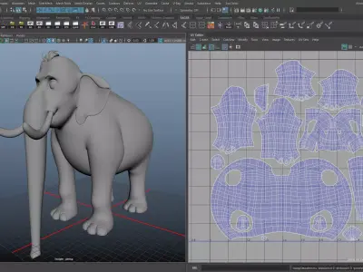 Cartoon Wild Animal Pack Rigged 3D Models Low-poly 3D model