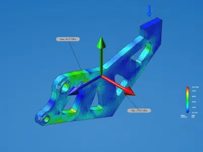 Arm Mid Free 3D model