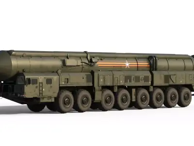 Topol M SS-27 Rs24 Yars SS-29 3D model