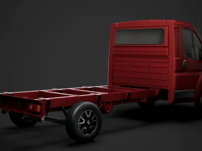 Fiat Ducato Chassis Truck Single Cab 3800WB 2020 3D model
