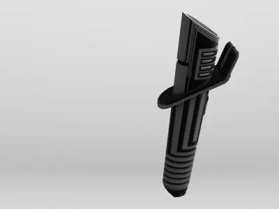 Darksaber razor blade 3D print model